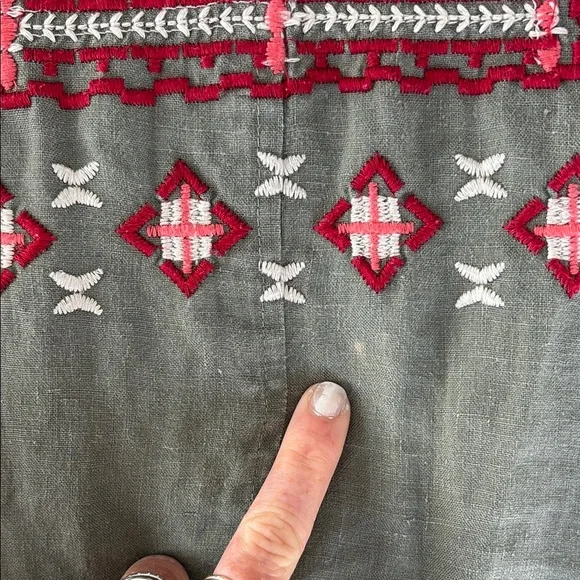 Johnny Was Olive Embroidered Tunic small women’s - Picture 4 of 6